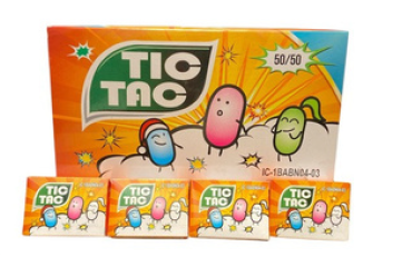 Tic tac - Pop pop x 10 cajitas tamaño fósforo