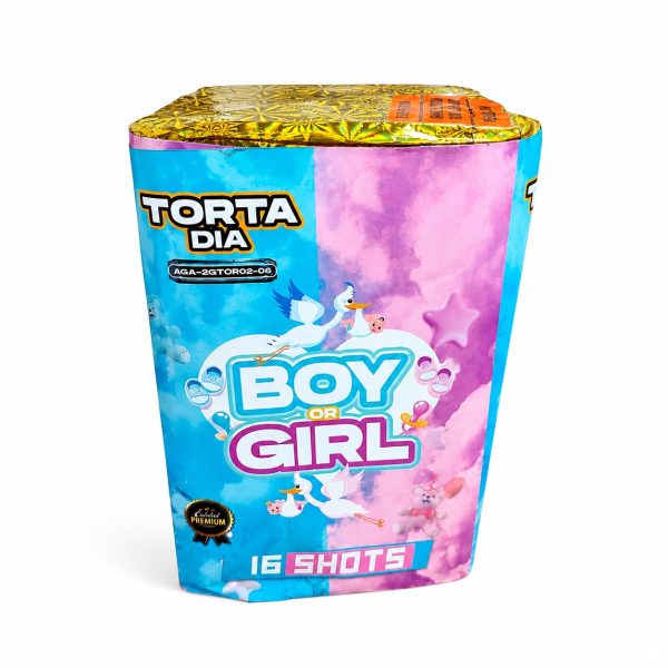 TORTA REVELACION 16 DISPAROS